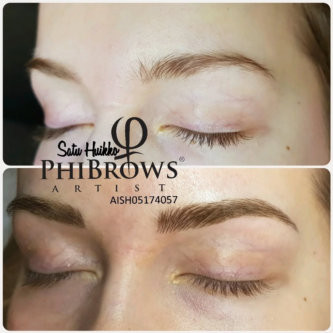 Microblading -tekniikalla tehty kulmapigmentointi