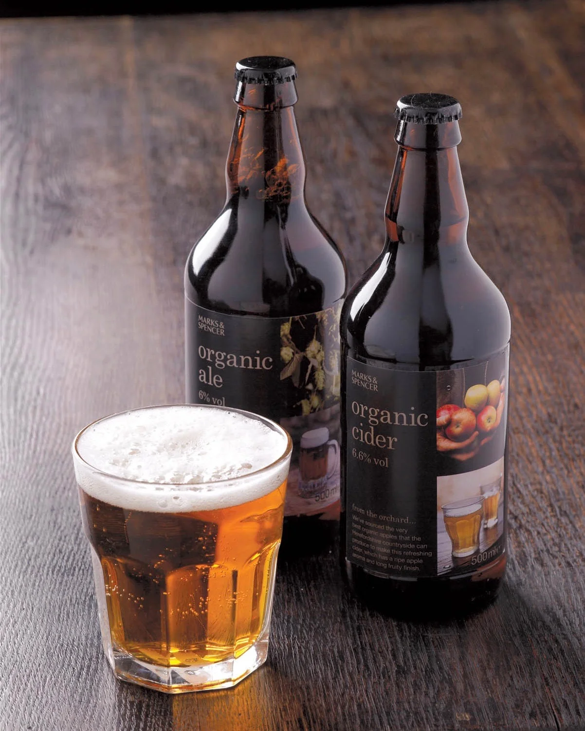 ‘Speciality’ cider packaging copy for M&S