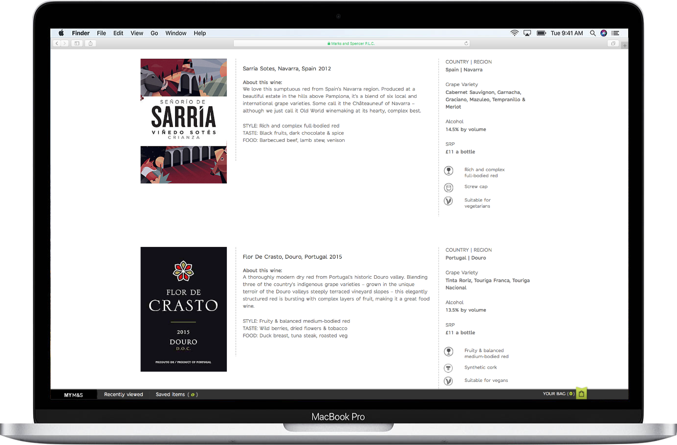 website copywriter M&amp;S