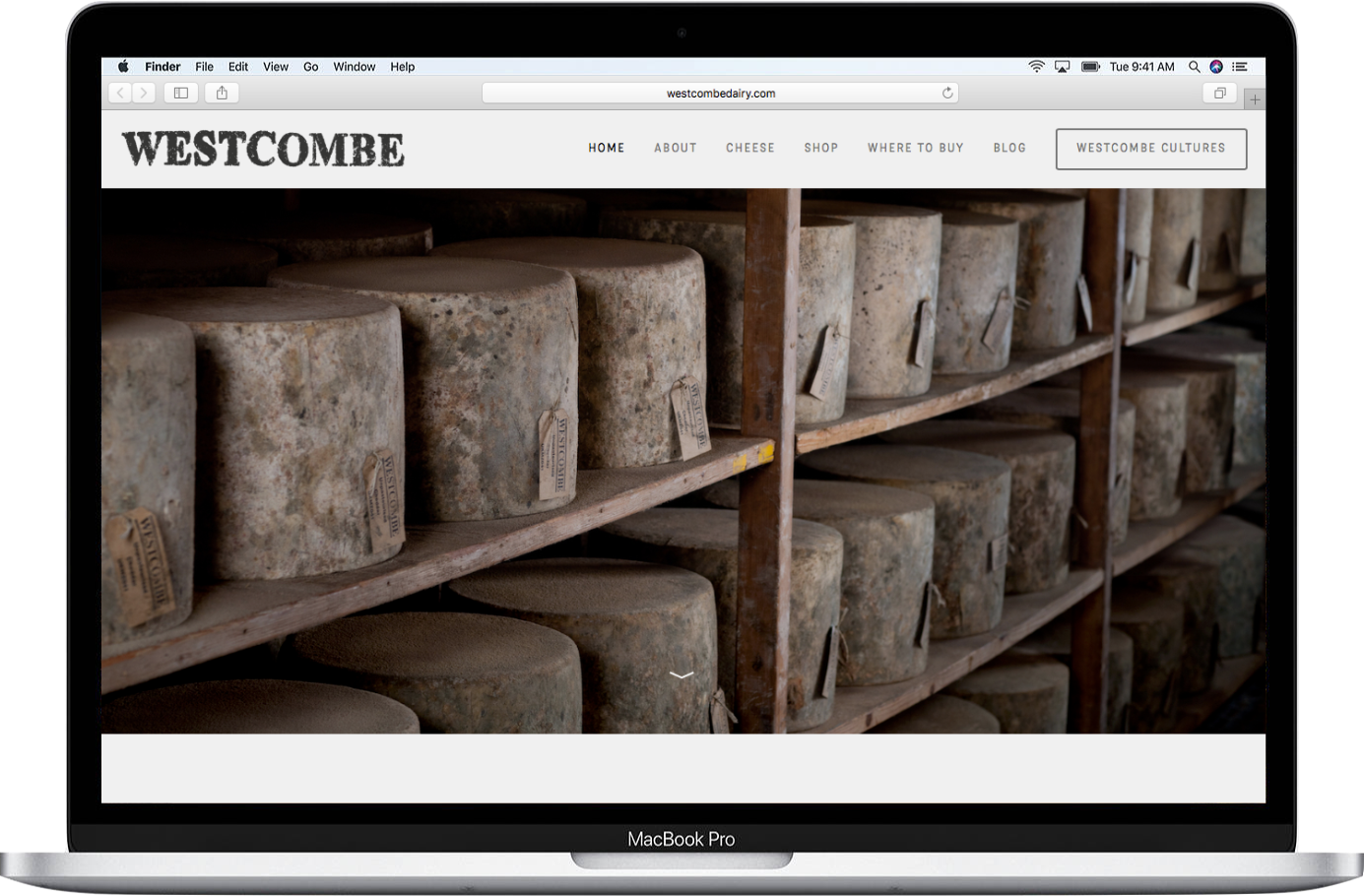 Westcombe Dairy website
