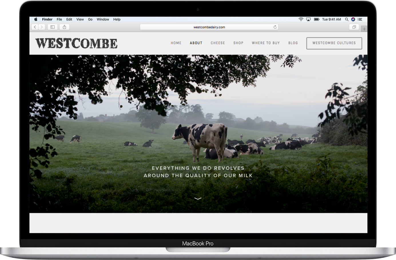 Westcombe Dairy 'about'