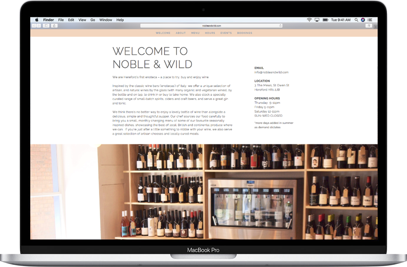 Noble &amp; Wild online