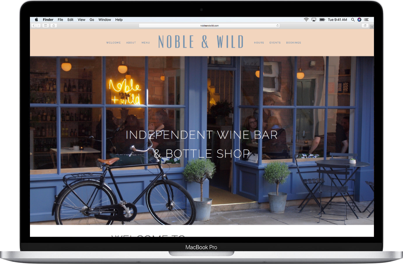 Noble &amp; Wild website