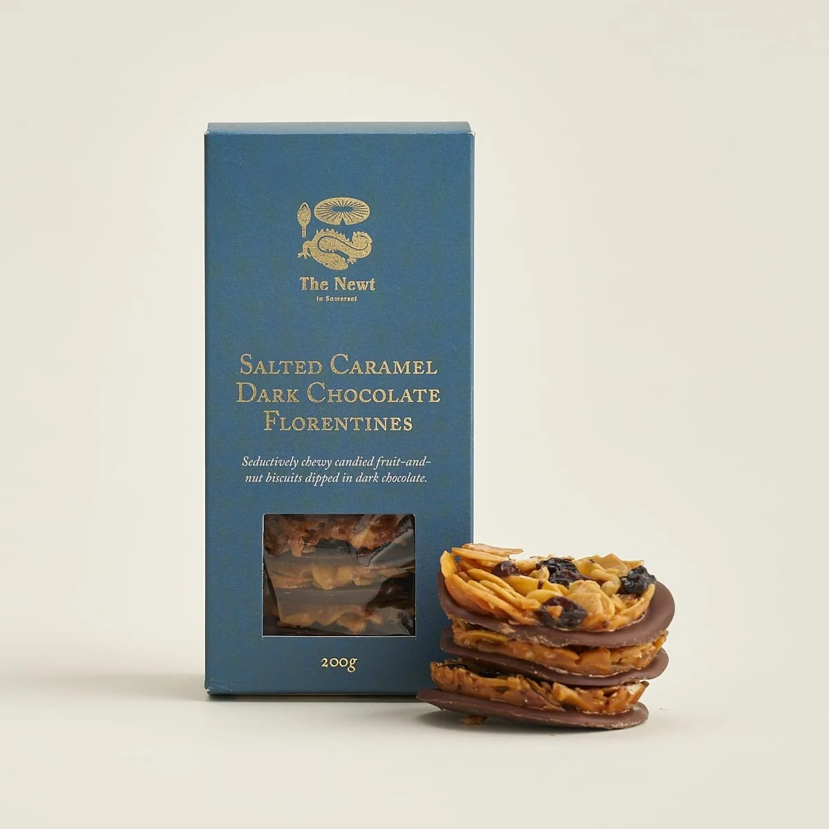 The Newt Florentine biscuits packaging copy