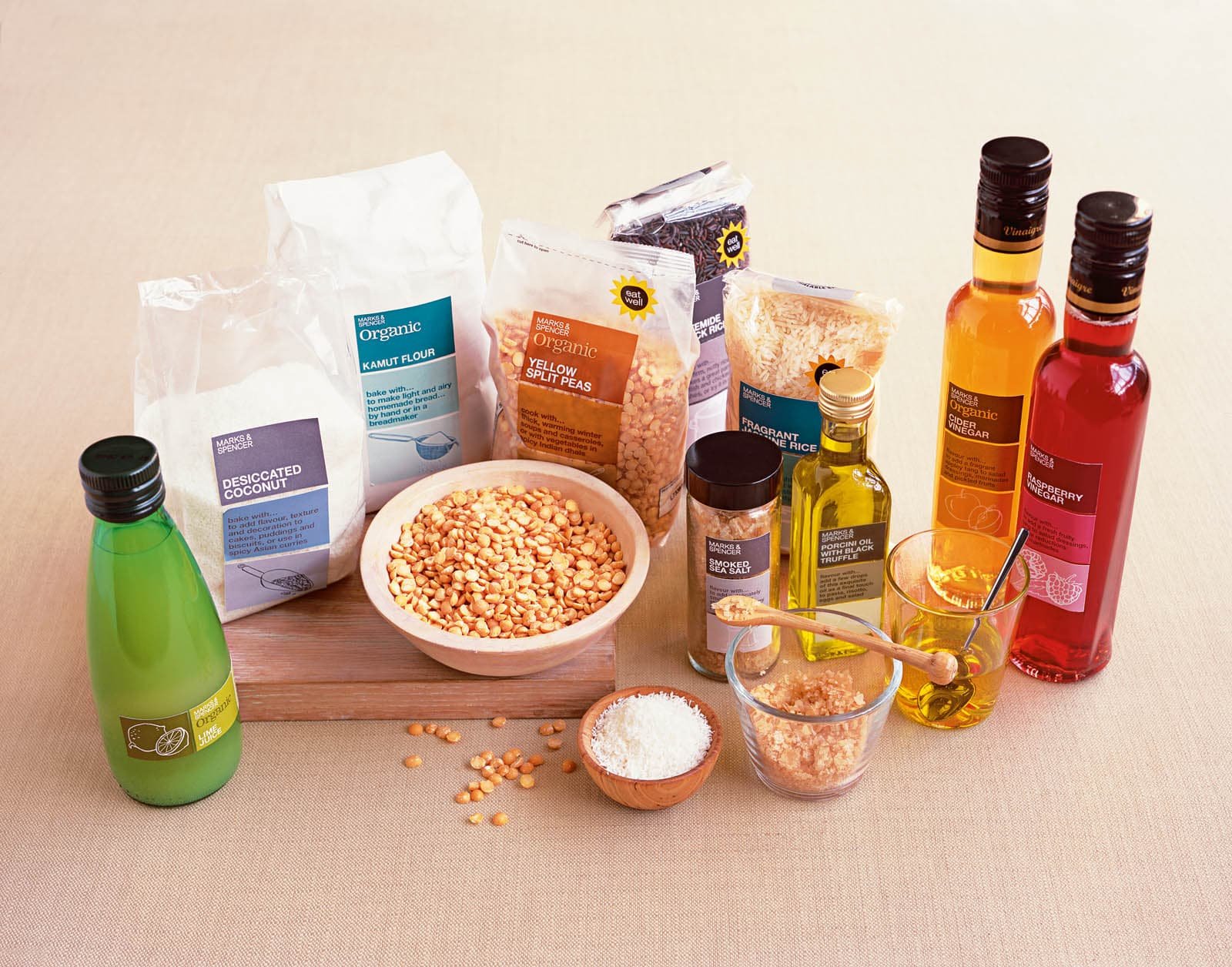 Marks &amp; Spencer Cook's Essentials packaging copy by William Thomas