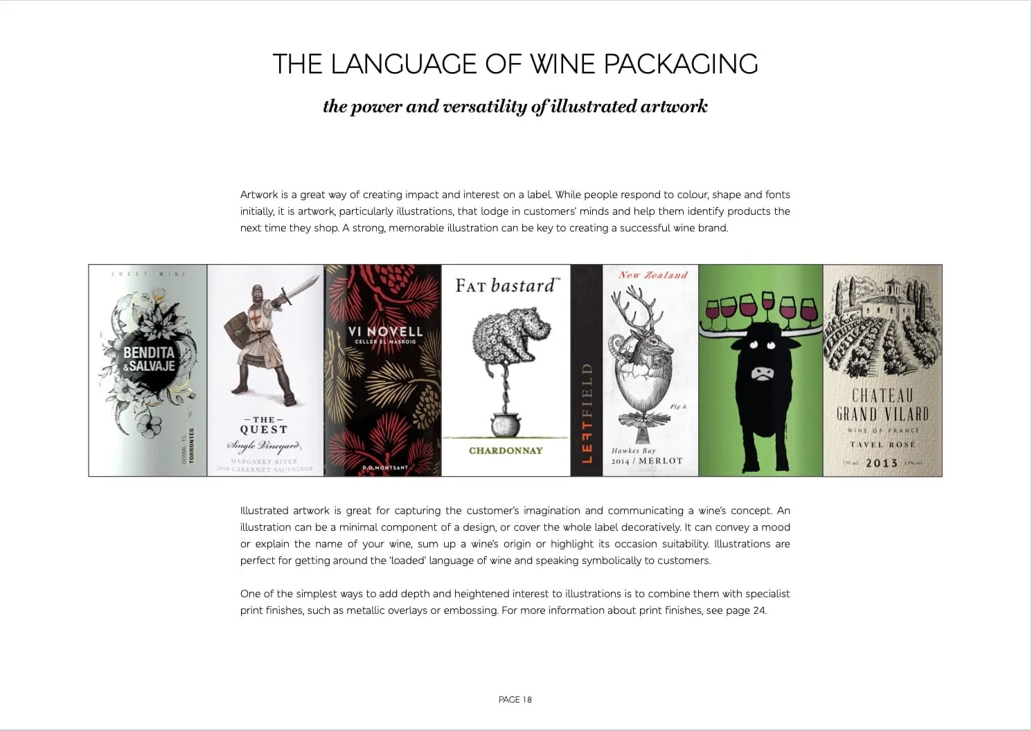 Marks &amp; Spencer wine label psychology research guidelines