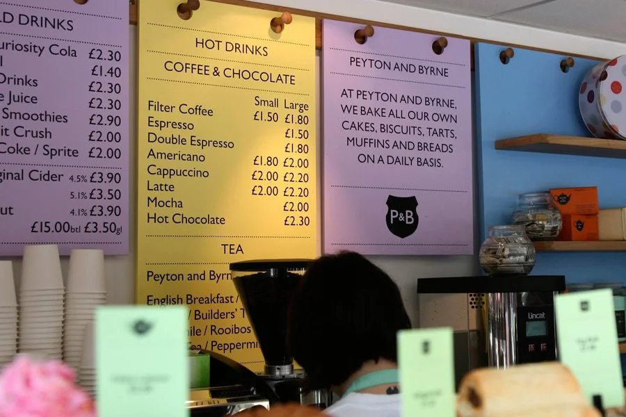 Peyton &amp; Byrne cafe interior copy by Mark Farrow design