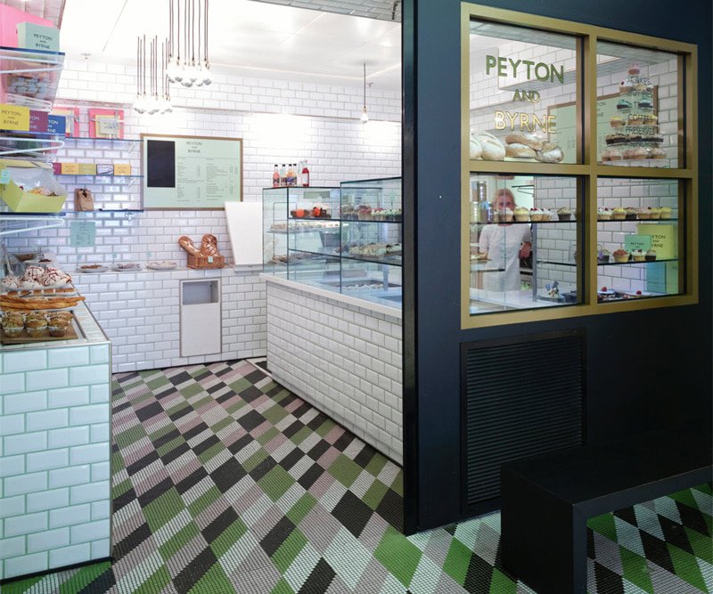 Peyton &amp; Byrne cafe Mark Farrow design interior copywriting