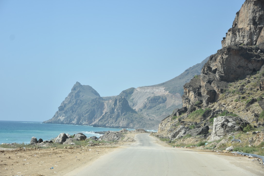 The shabby roadways and rogue boulders littering Yemen’s coastline