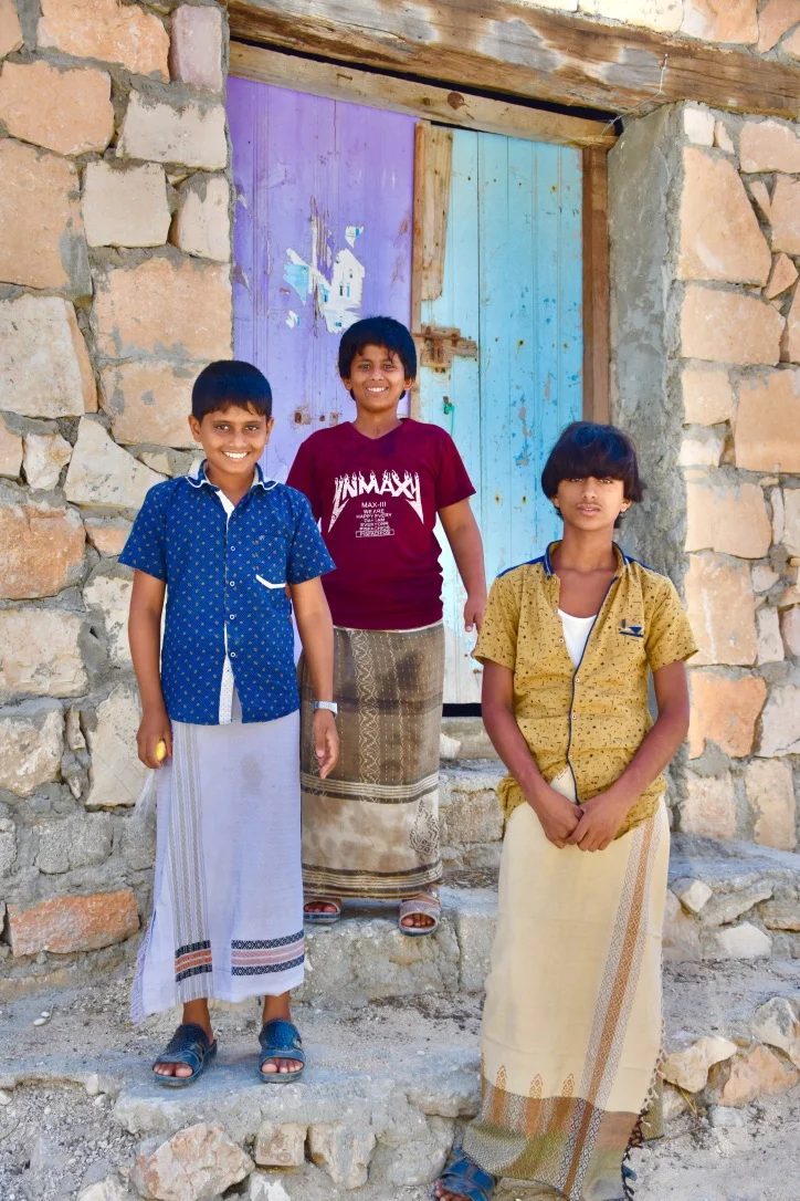 Young Yemeni smiles