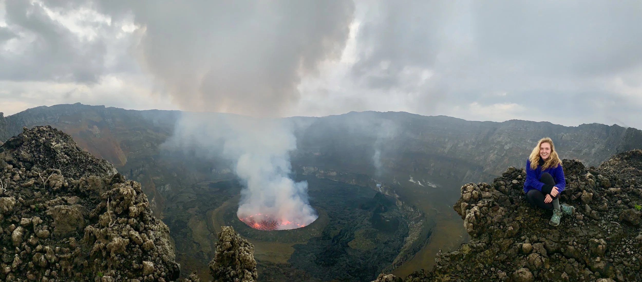Views during our mini-hike around the volcano