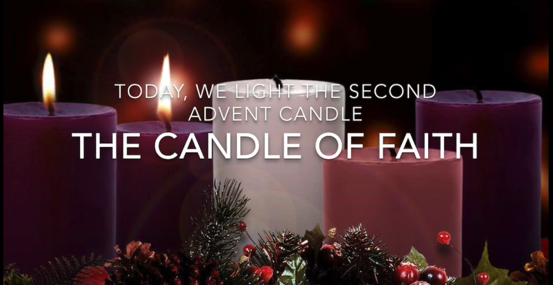 Advent  - 'For we walk by faith, not by sight.' 2 Corinthians 5:7