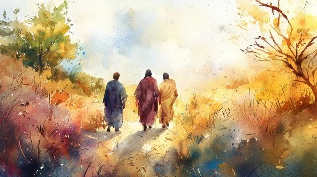 "Lord Jesus, open the Scriptures to us; make our hearts burn while you speak to us".