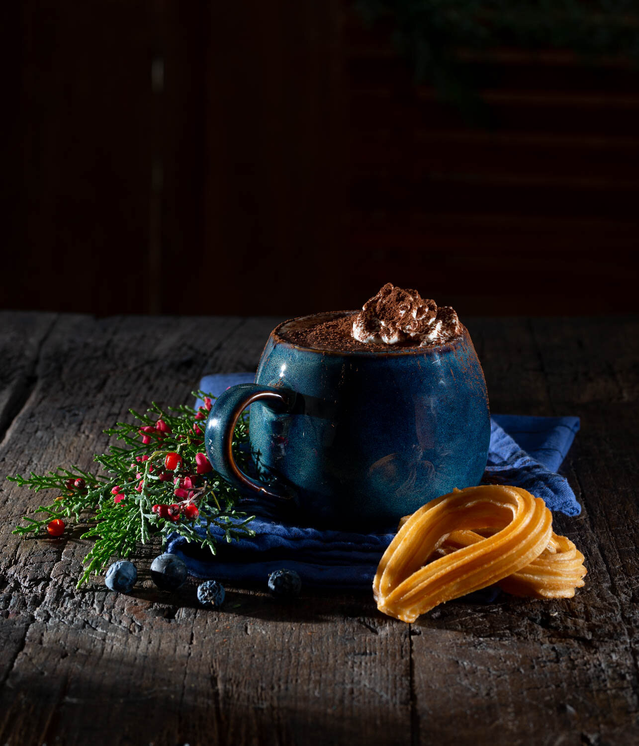 churros with chocolate