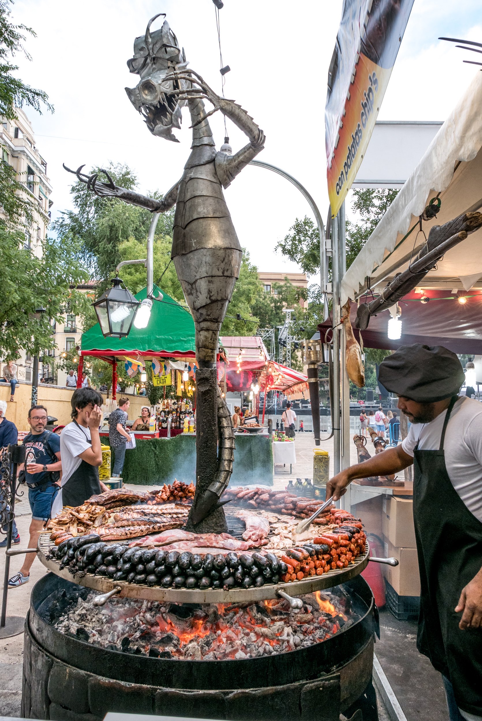 feast of "La verbena de la Paloma" in Madrid