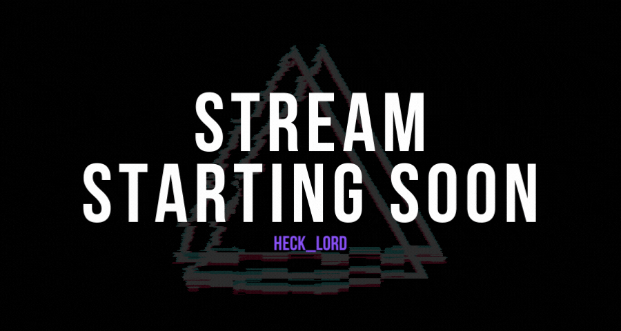 Blue Yellow 3D Shapes General Twitch Banner.gif