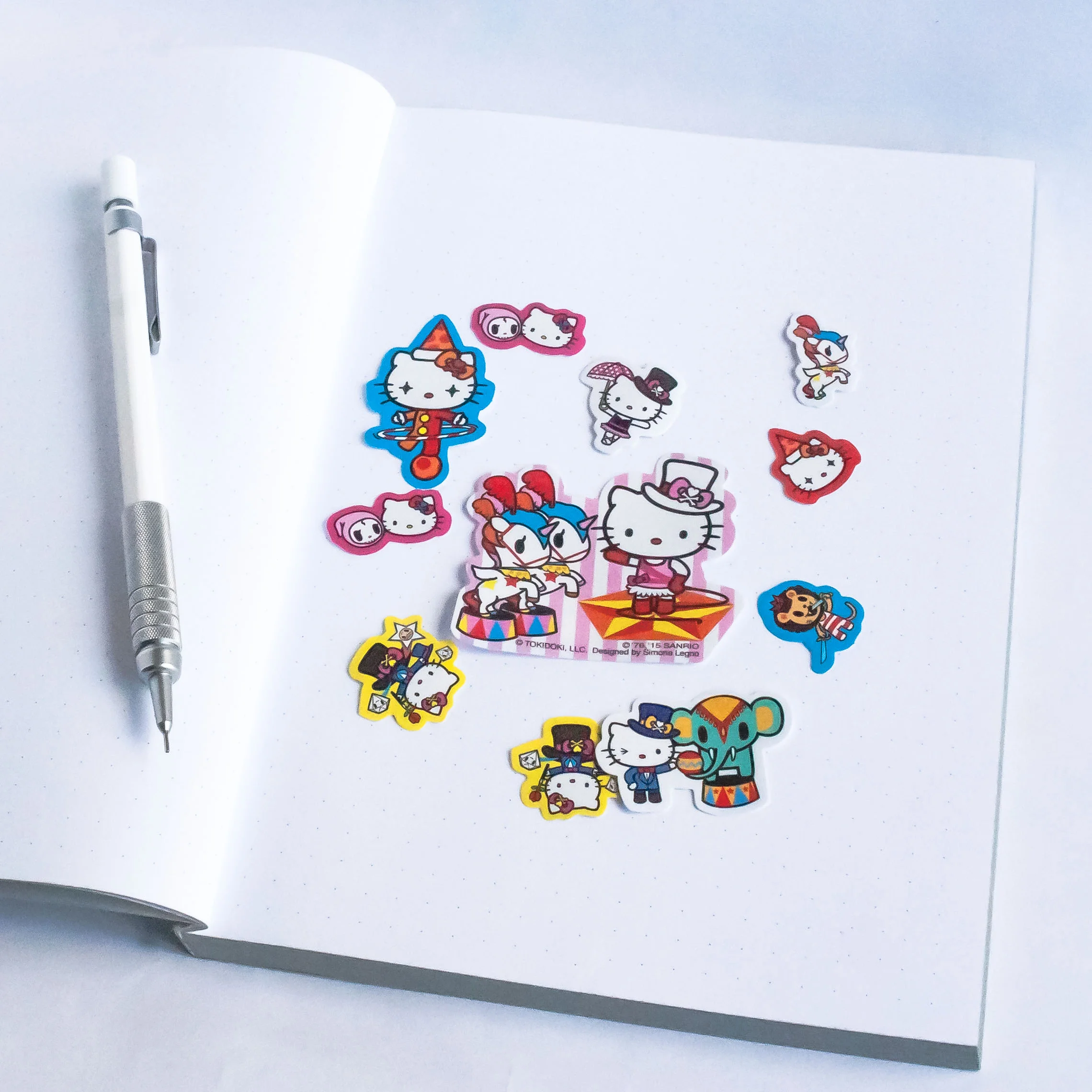 Hello Kitty x Tokidoki - Circus Sack-O-Stickers