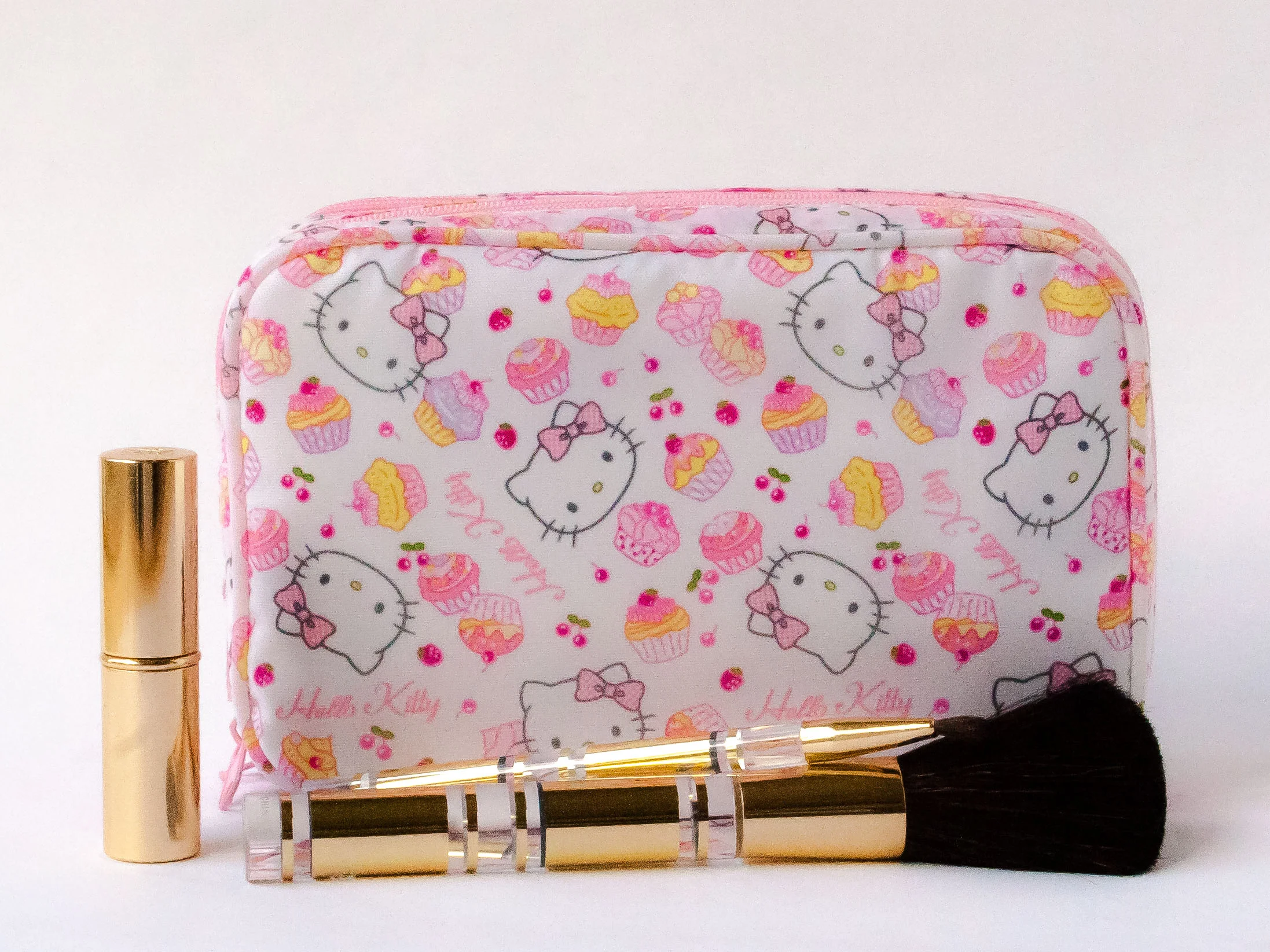 Hello Kitty Makeup Bag - front pose CC_1.jpg
