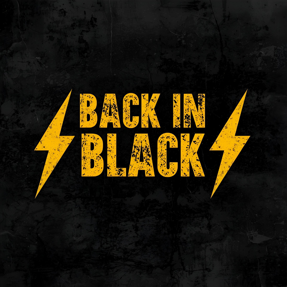 Back In Black – AC/DC Style Guitar Backing Track in E Mixolydian (92 BPM)