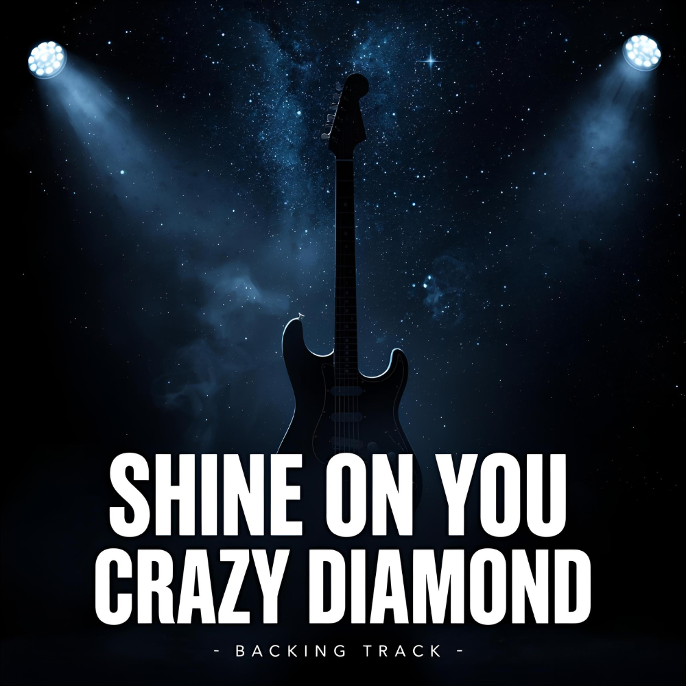 Pink Floyd – Shine On Style Guitar Backing Track in G Dorian (72 BPM)