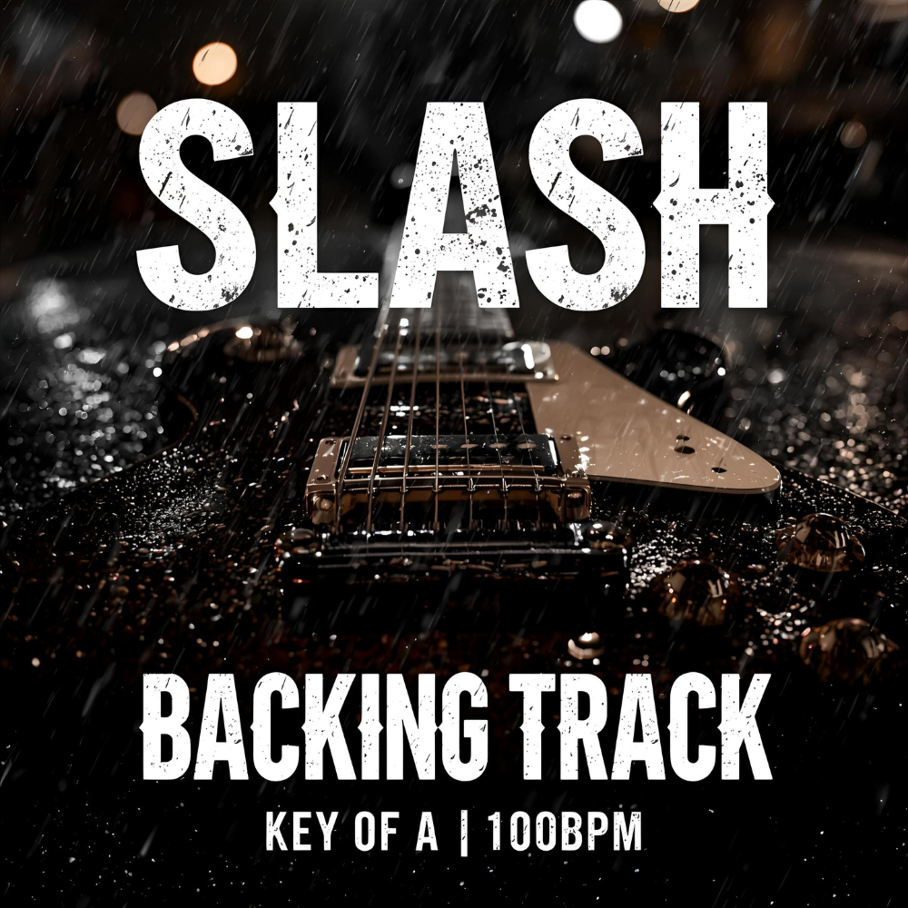 Slash Style Backing Track in A (100bpm)