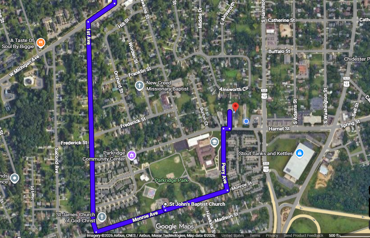Post # 5 July 20 - TEMPORARY CHANGE TO DETOUR ROUTE
