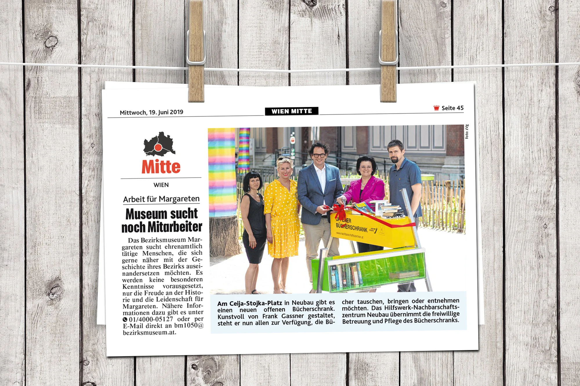 Krone 19. Juni - Offener Bücherschrank