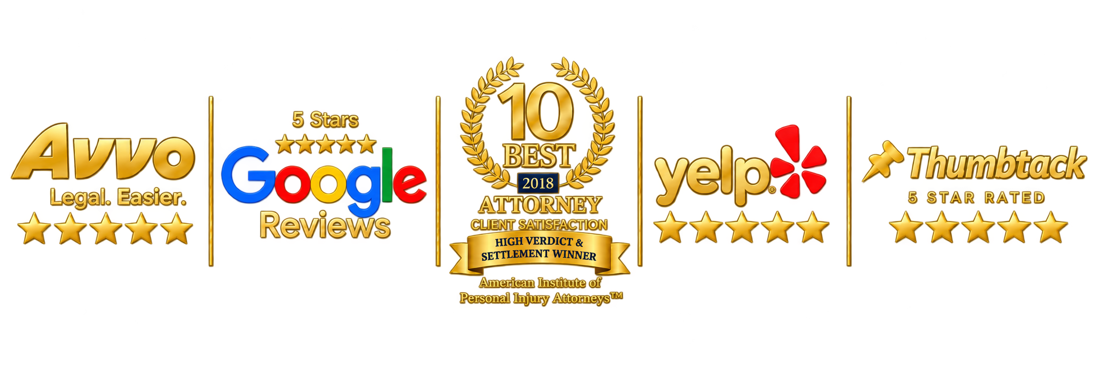 car accident lawyer awards