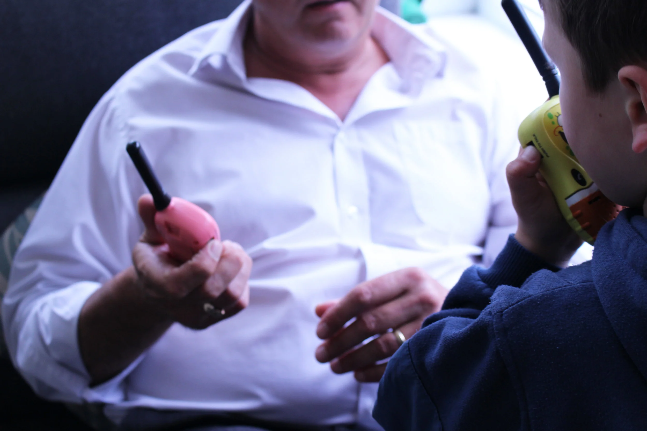 Test 1: Walkie talkies; What type of conversations will arrise?