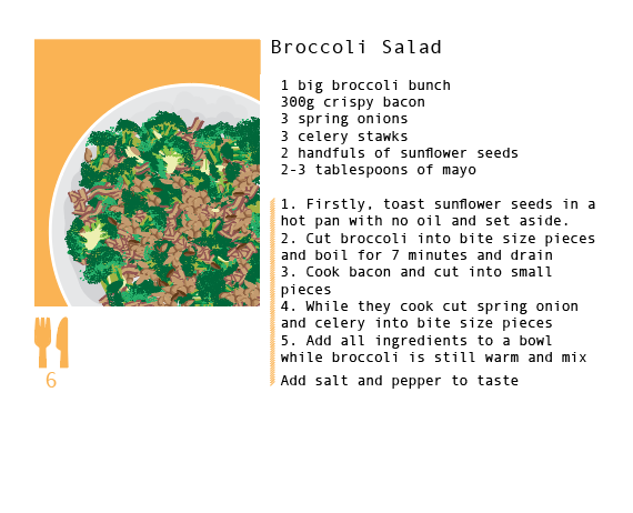 Option for smaller recipes such as sides, full page not needed