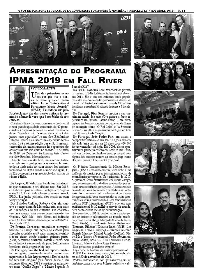 Apresentação do Programa IPMA 2019