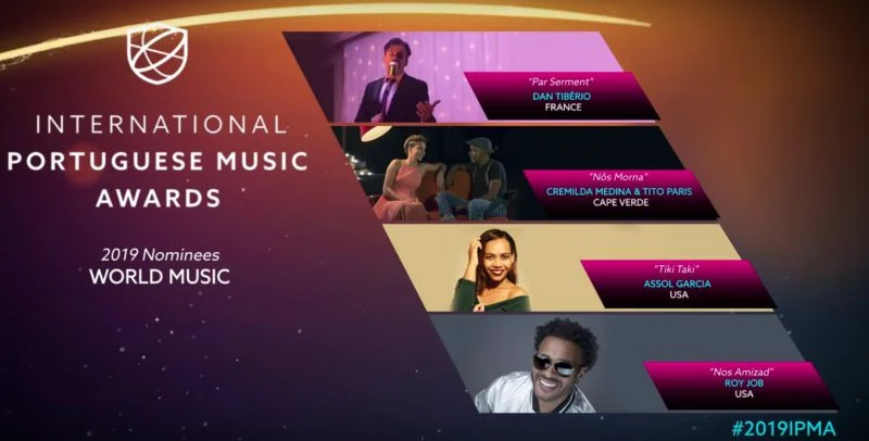 Roy Job e Assol Garcia também nomeados para os IPMA 2019