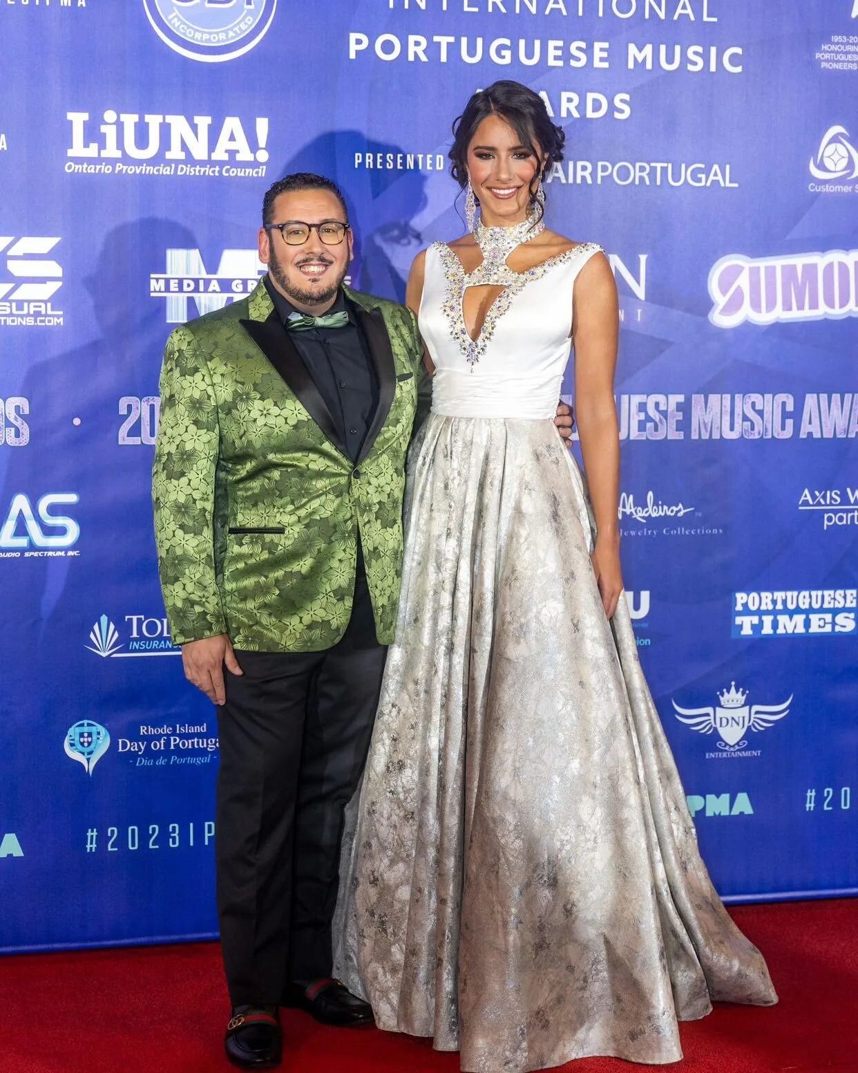 Our first ever red carpet hosts, @thematthewshow and @cynthiamdias! 🎤 #2023IPMA @tapairportugal 
📷 @mark_medeiros