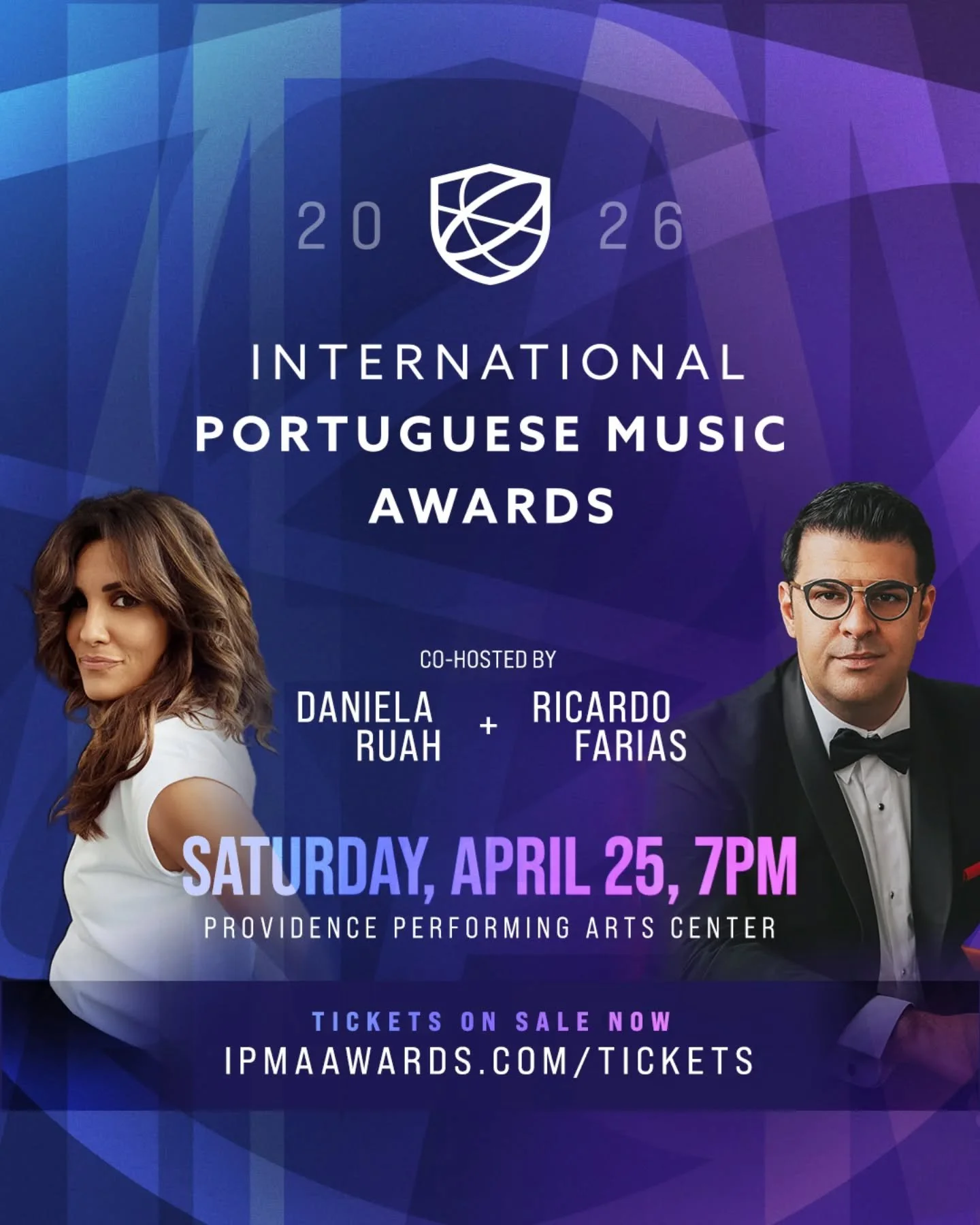 Olarai, olarai&hellip; it's official.
Daniela Ruah and Ricardo Farias are coming back to host the International Portuguese Music Awards! 
🇵🇹
Ficar com eles, &oacute;ai, &oacute;ai 🎶 
Daniela Ruah e Ricardo Farias est&atilde;o de volta como apresen
