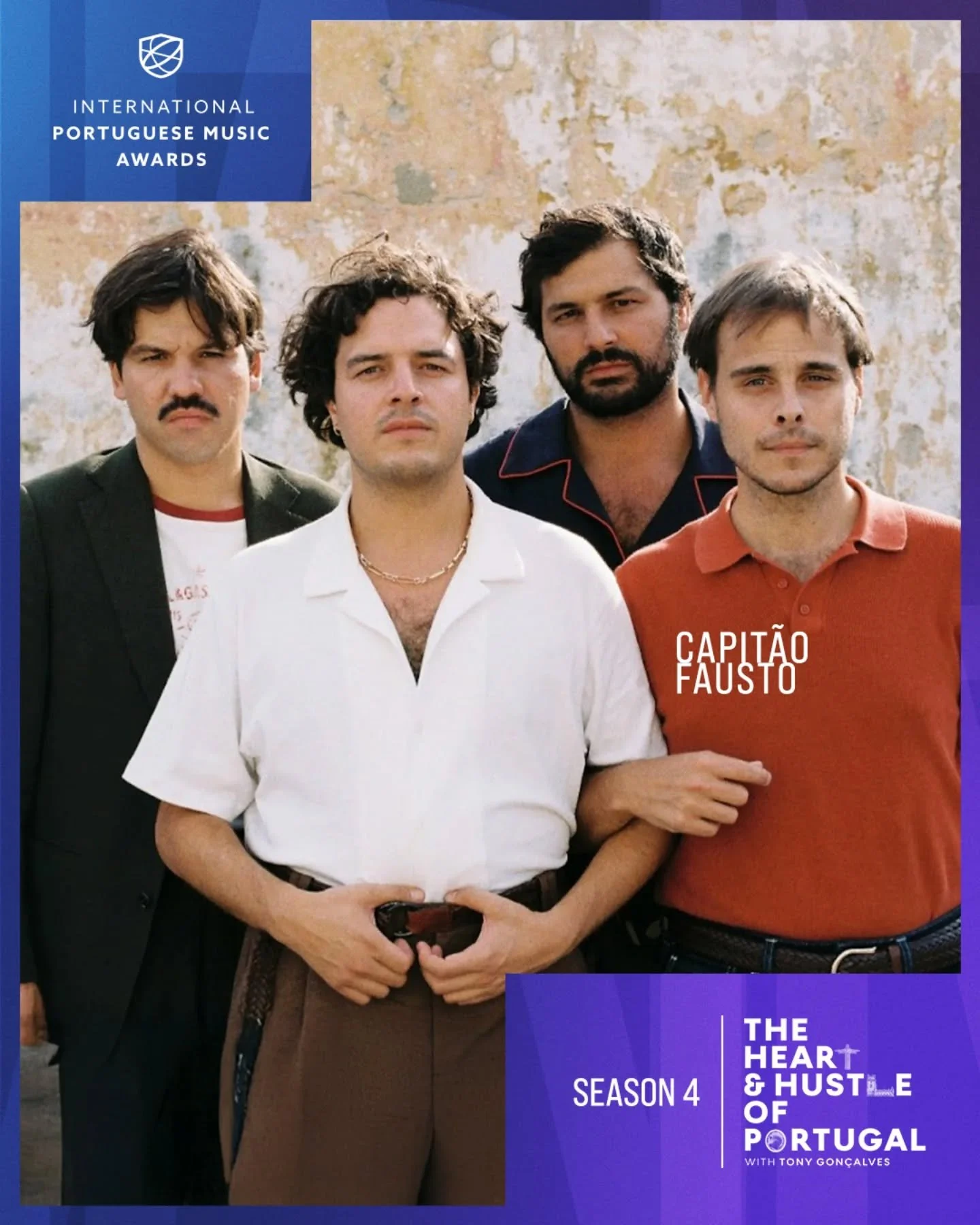 Get to know Capit&atilde;o Fausto, one of Portugal&rsquo;s standout indie bands shaping the sound of a generation. 

🎧 Their story drops tomorrow on The Heart &amp; Hustle of Portugal podcast!