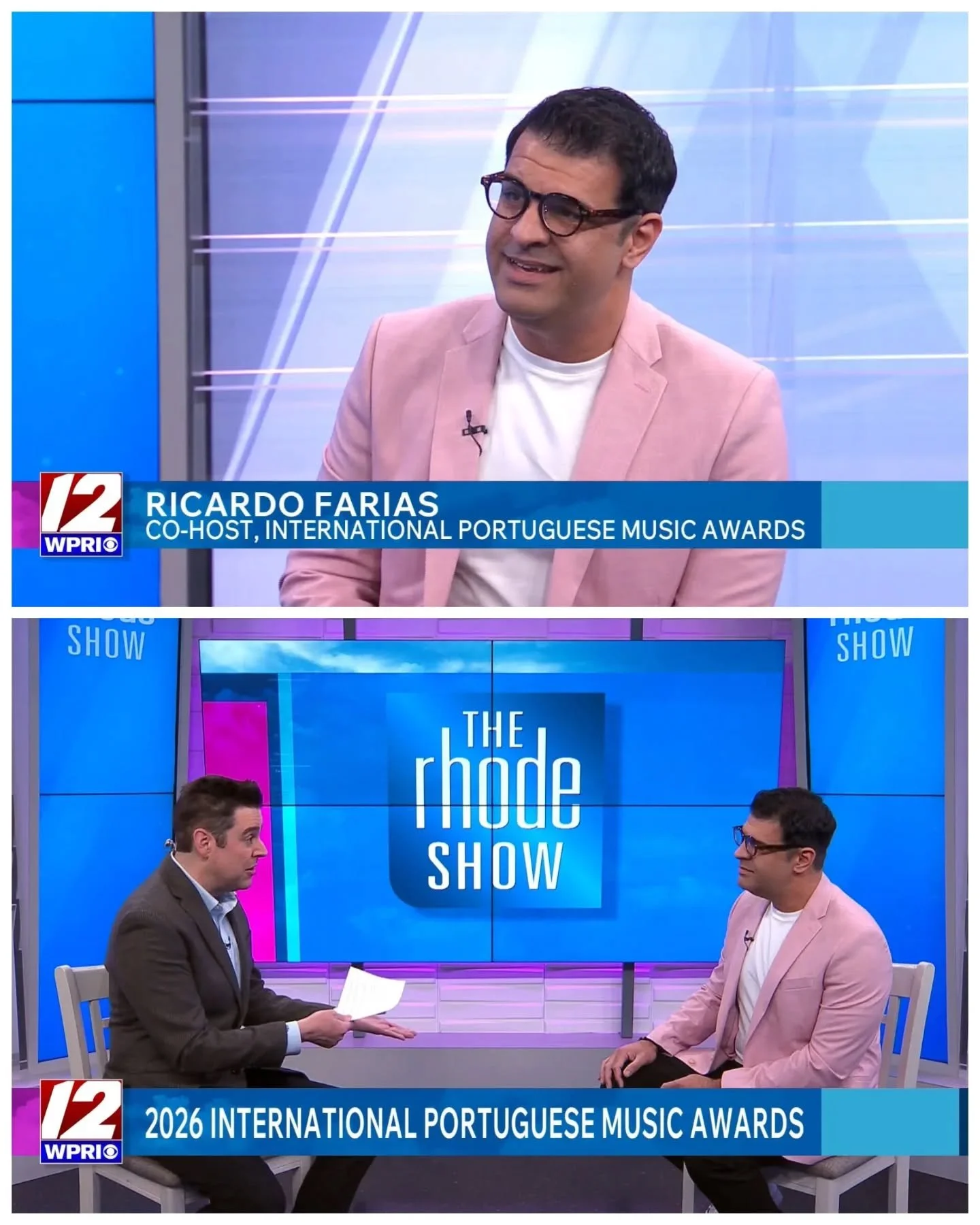 It's always a fun time on @therhodeshow! 📺 Thanks for having us back to talk about the International Portuguese Music Awards, presented by @gnomiai. 

We're less than a week away from the almost sold out event!