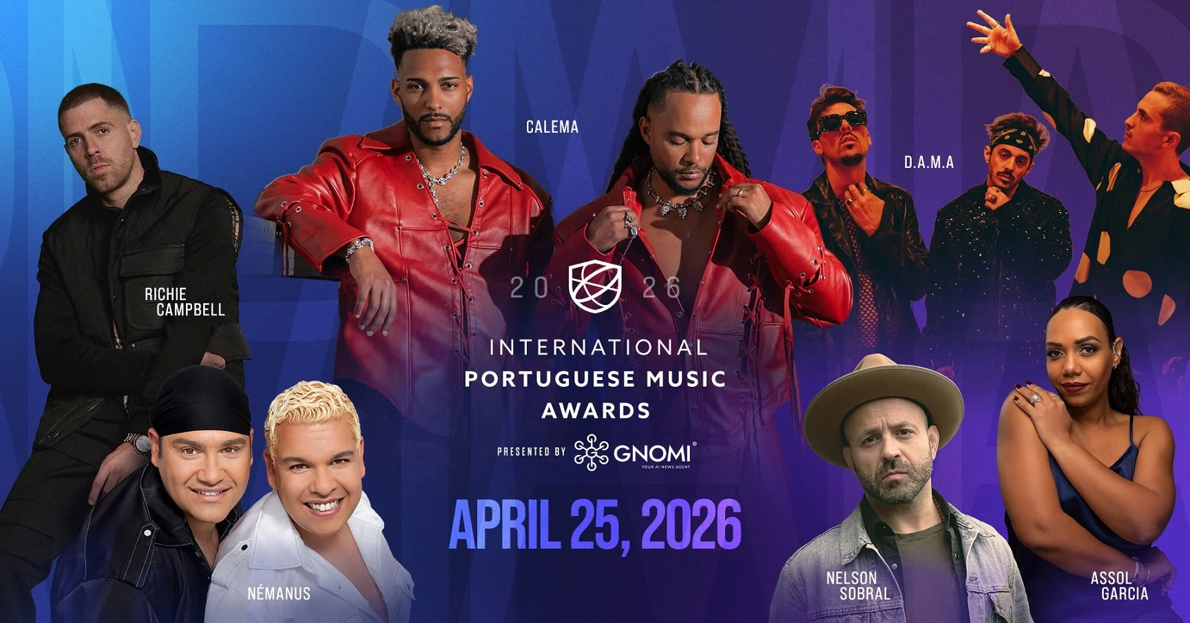 GNOMI returns as title sponsor for the International Portuguese Music Awards