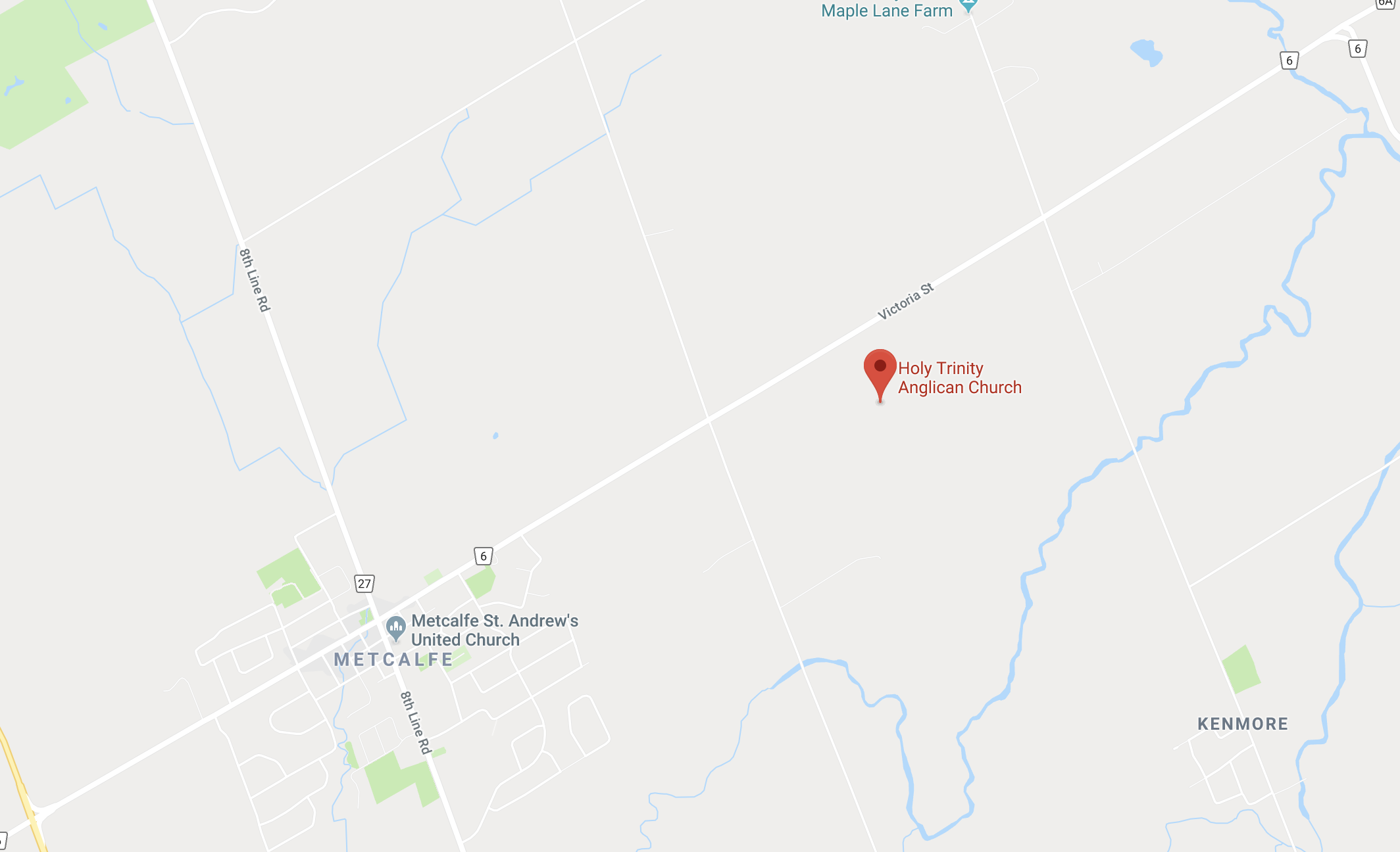 Holy Trinity Metcalfe 8140 Victoria St Metcalfe, ON, K0A 2P0