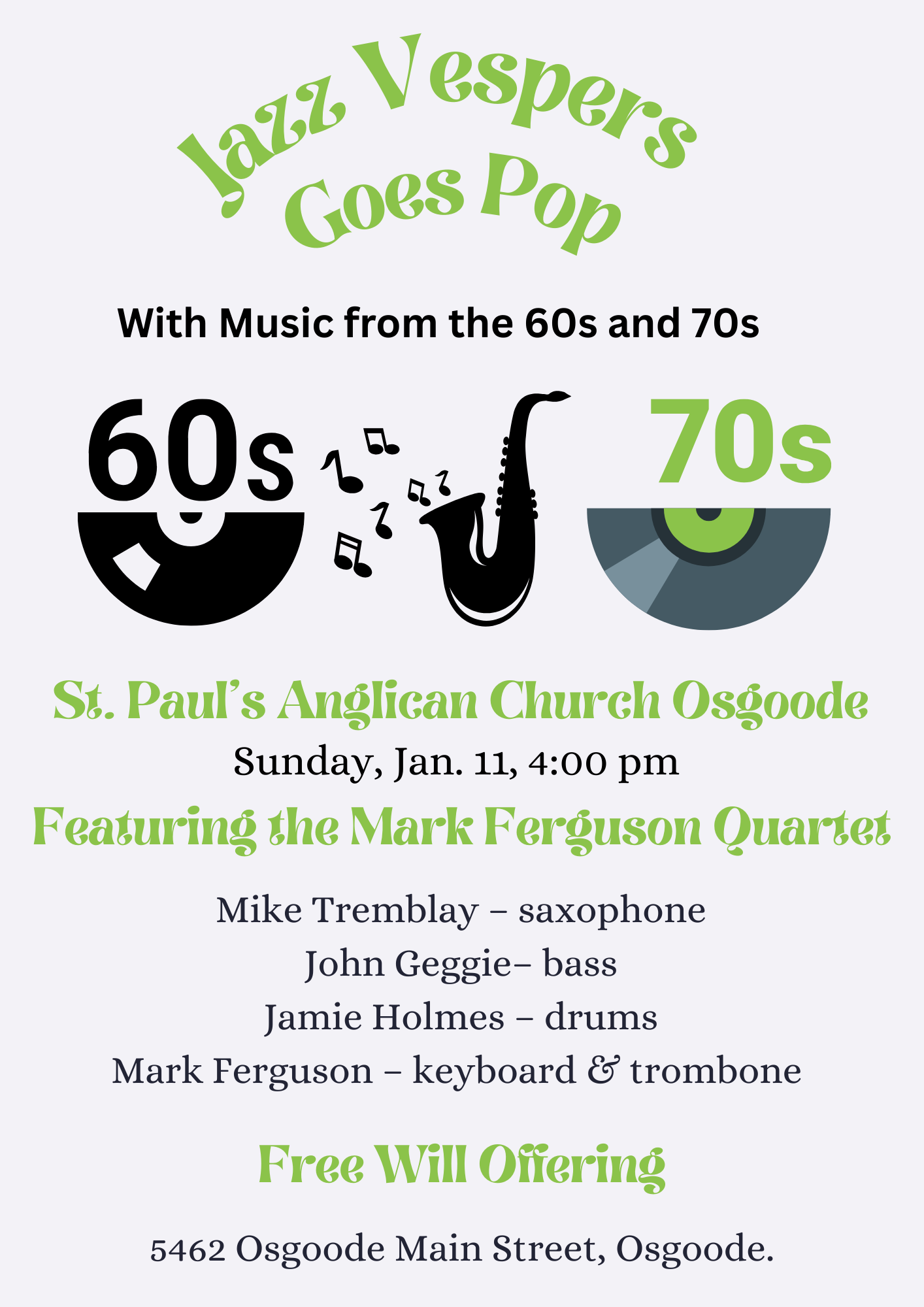 Jazz Vespers Goes Pop