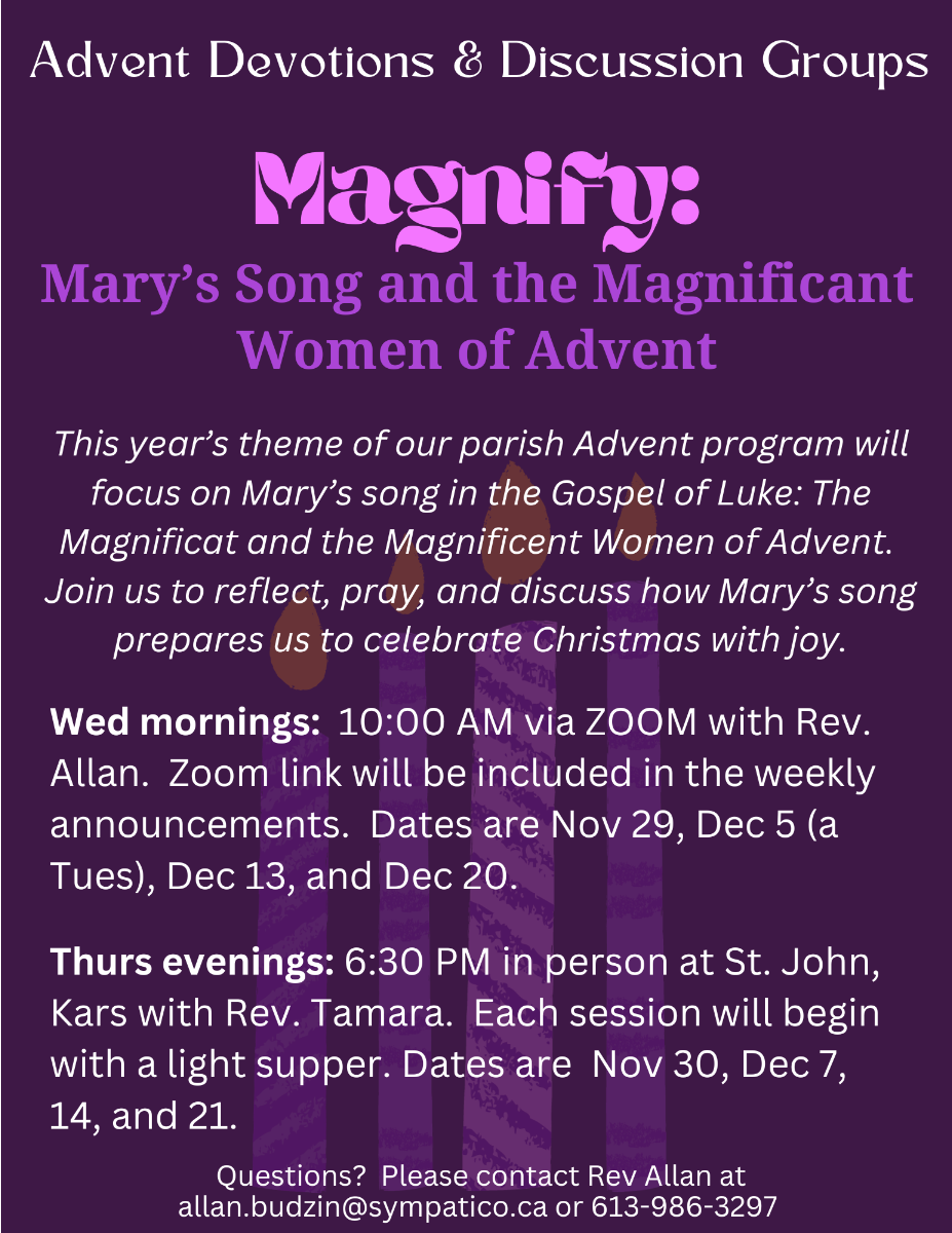 Magnify: Advent Devotions and Discussion Groups Week 4