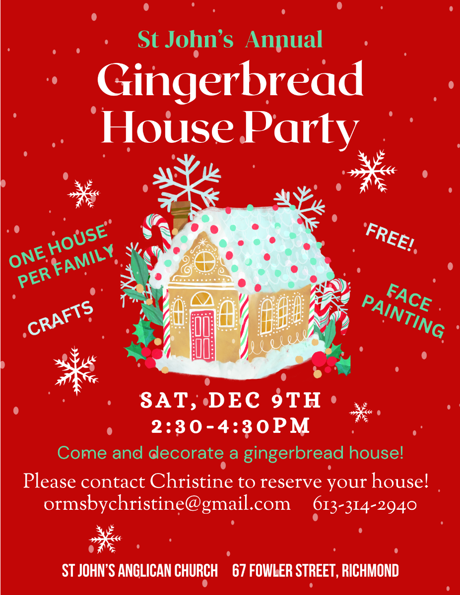 St. John's Annual Gingerbread House Party