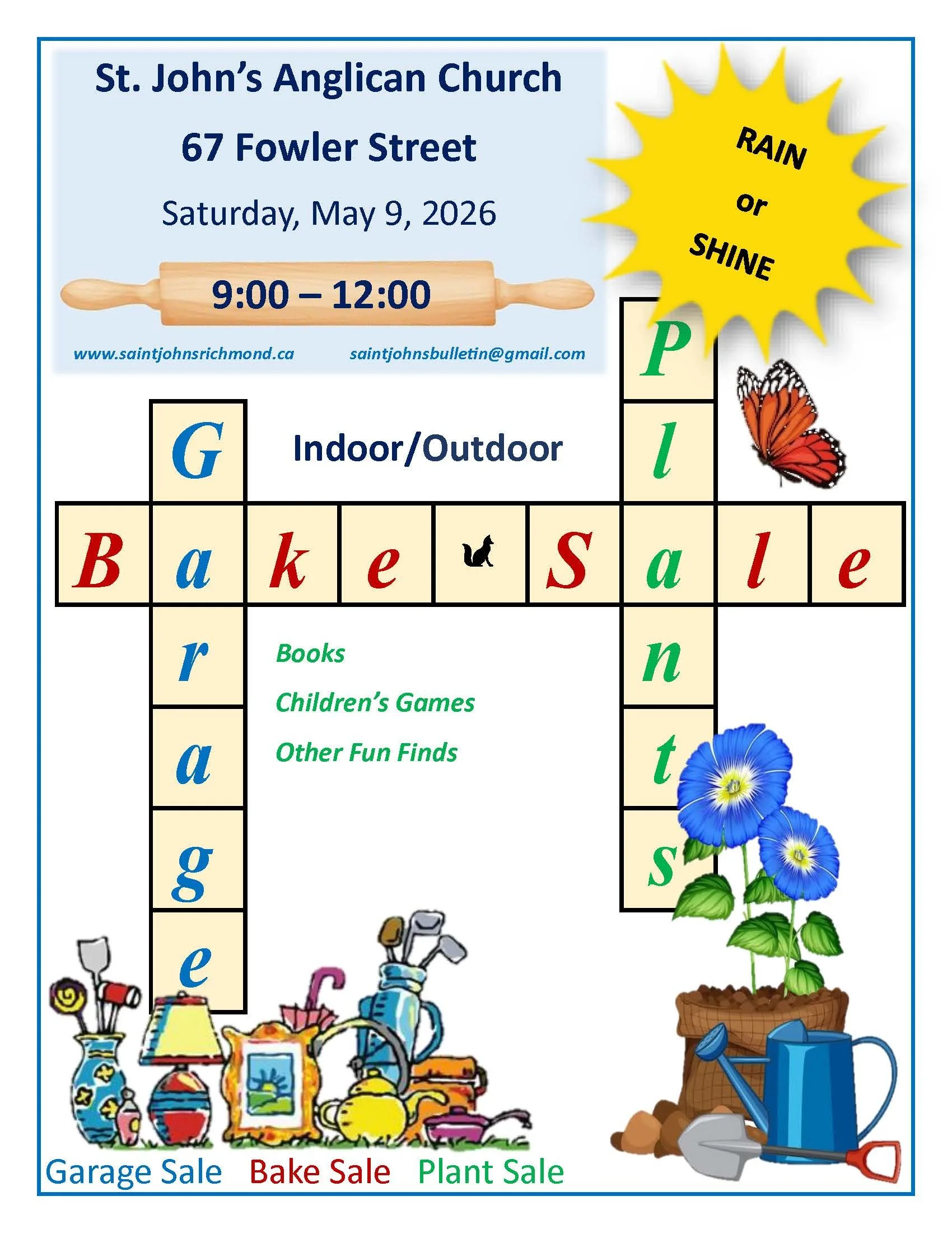 St. John's Anglican Church Garage/Bake/Plant Sale