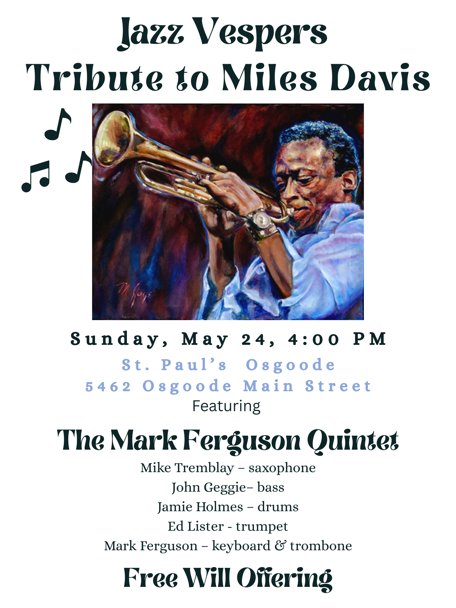 Jazz Vespers Tribute to Miles Davis
