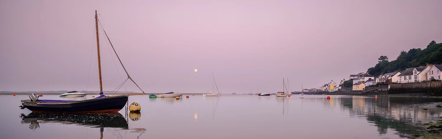 Paul Fowles Photography, Aberdovey Aberdyfi, Moon Set.jpg