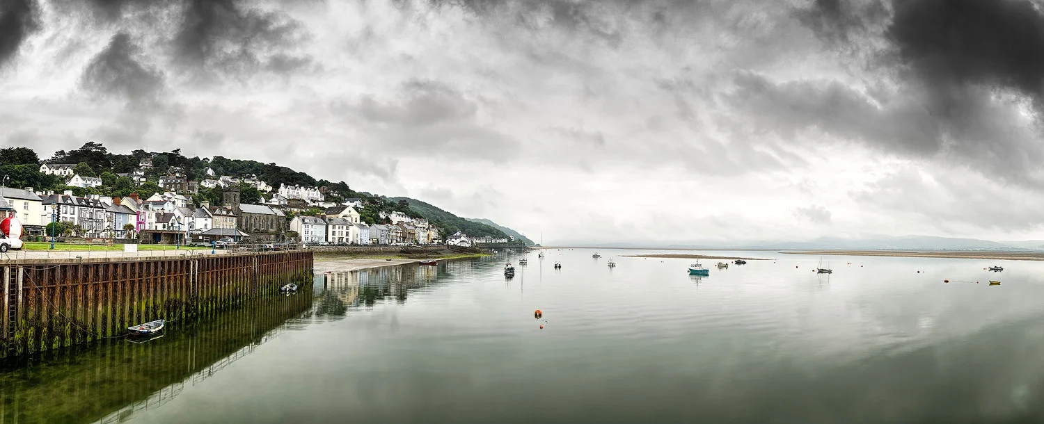 Paul Fowles Photography, Aberdovey Aberdyfi, The Turning of the Tide – Aberdyfi Harbour in the stillness of the changing early morning tide.jpg