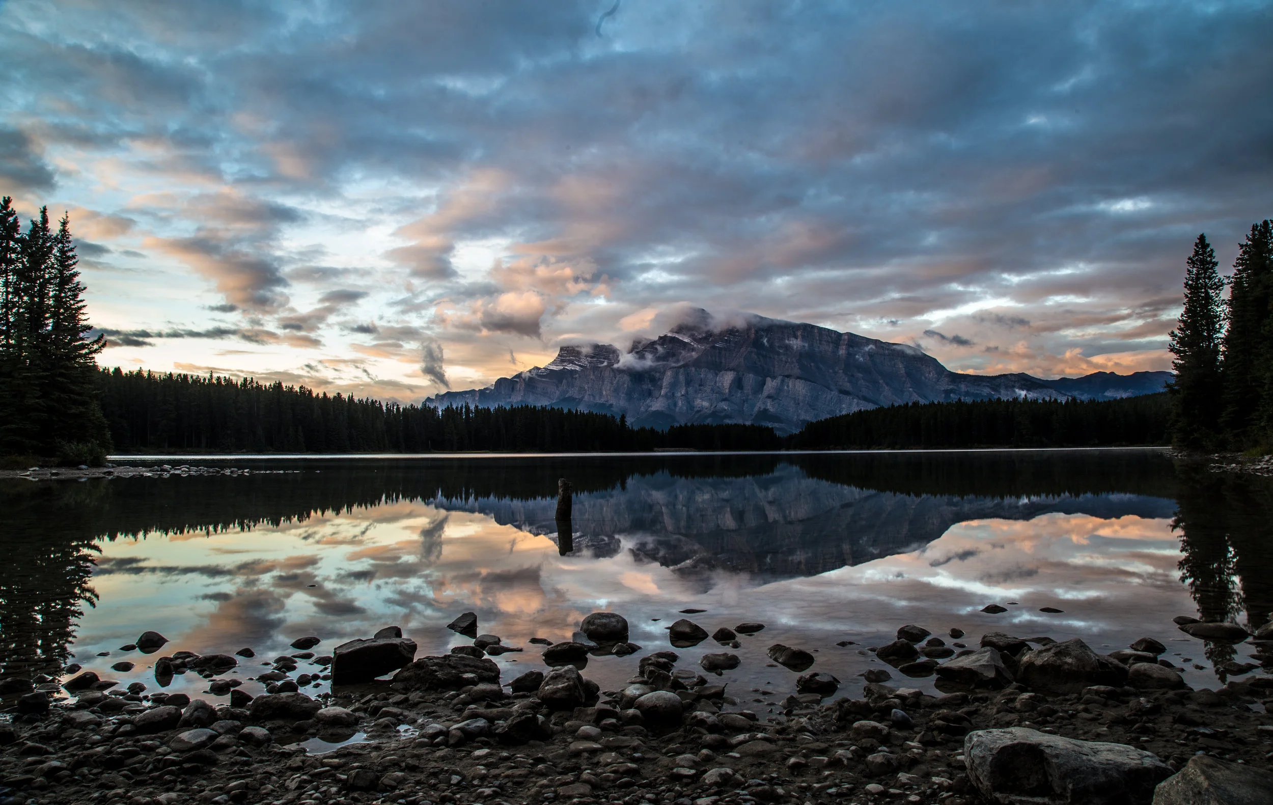 two jack lake, landscape photography, landscape photography to buy, landscape photography for sale, photos of mountains, lake and mountain, reflection in lake, mountains and lakes, rocky mountains
