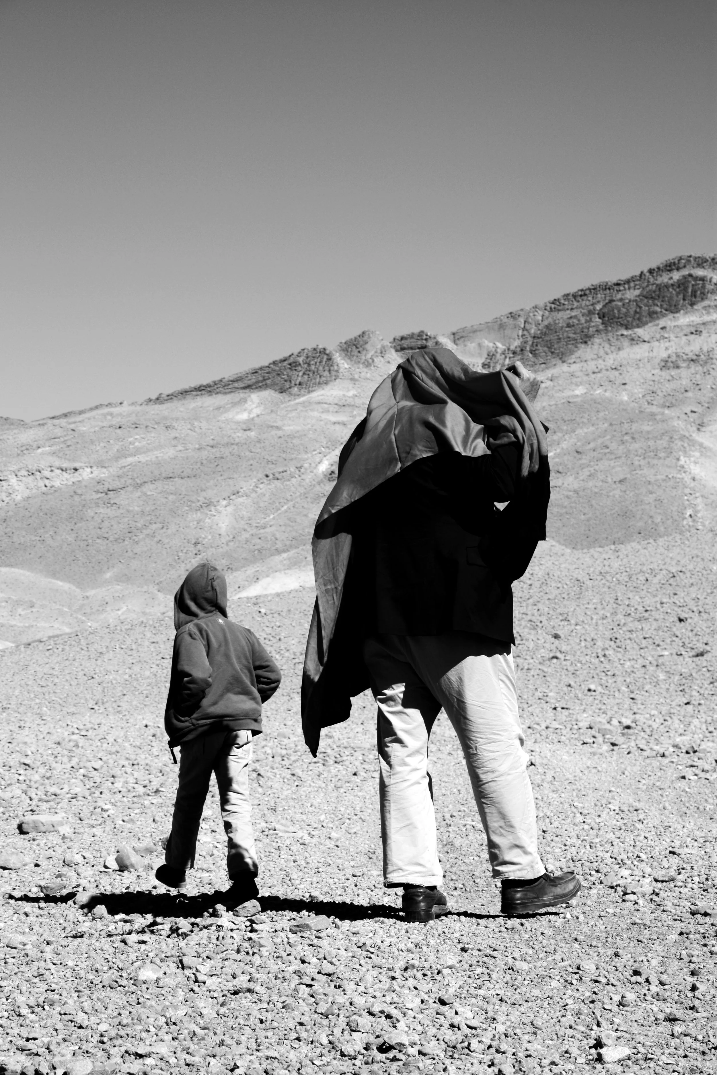 photography for sale, buy black and white photos, father and son, black and white photography, street photography, exploring in the desert, travel photography