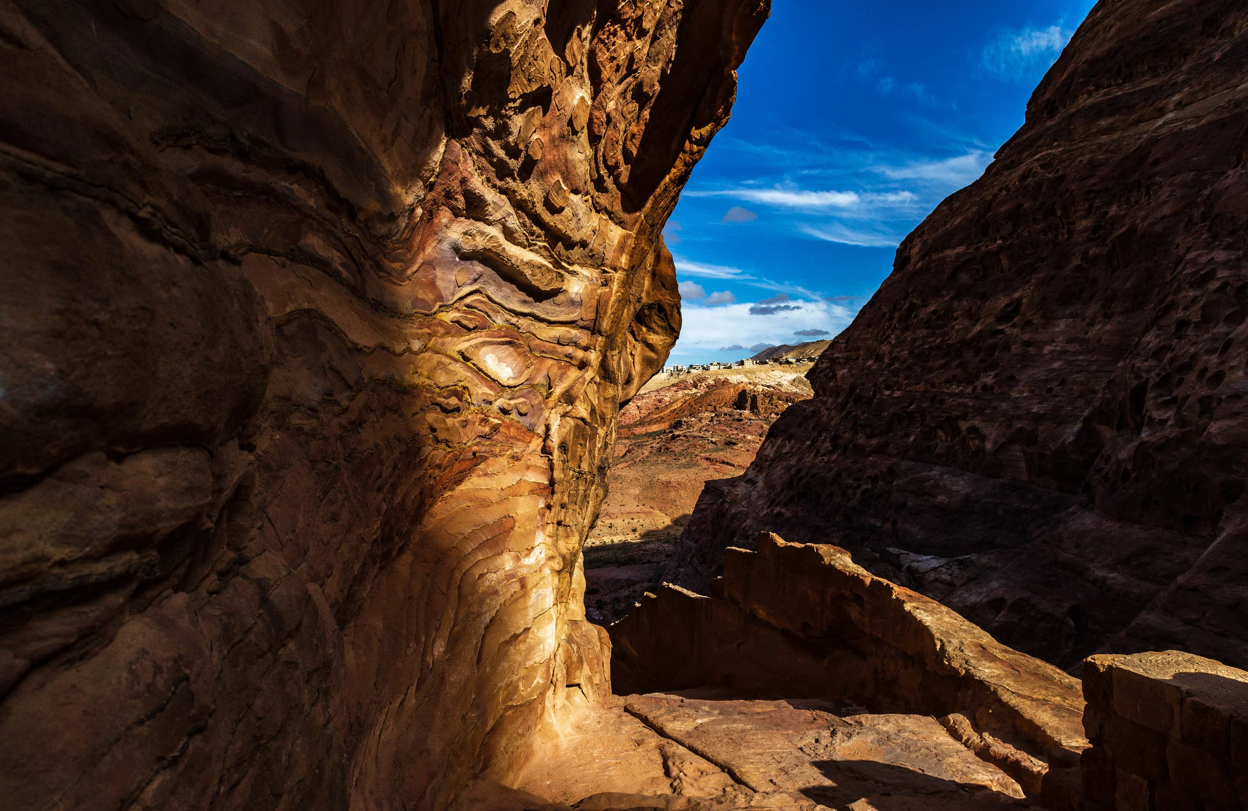 photos of petra, landscape photography, landscape photography for sale, travel photography for sale, photo of layers in stone, photos of mountains in the desert