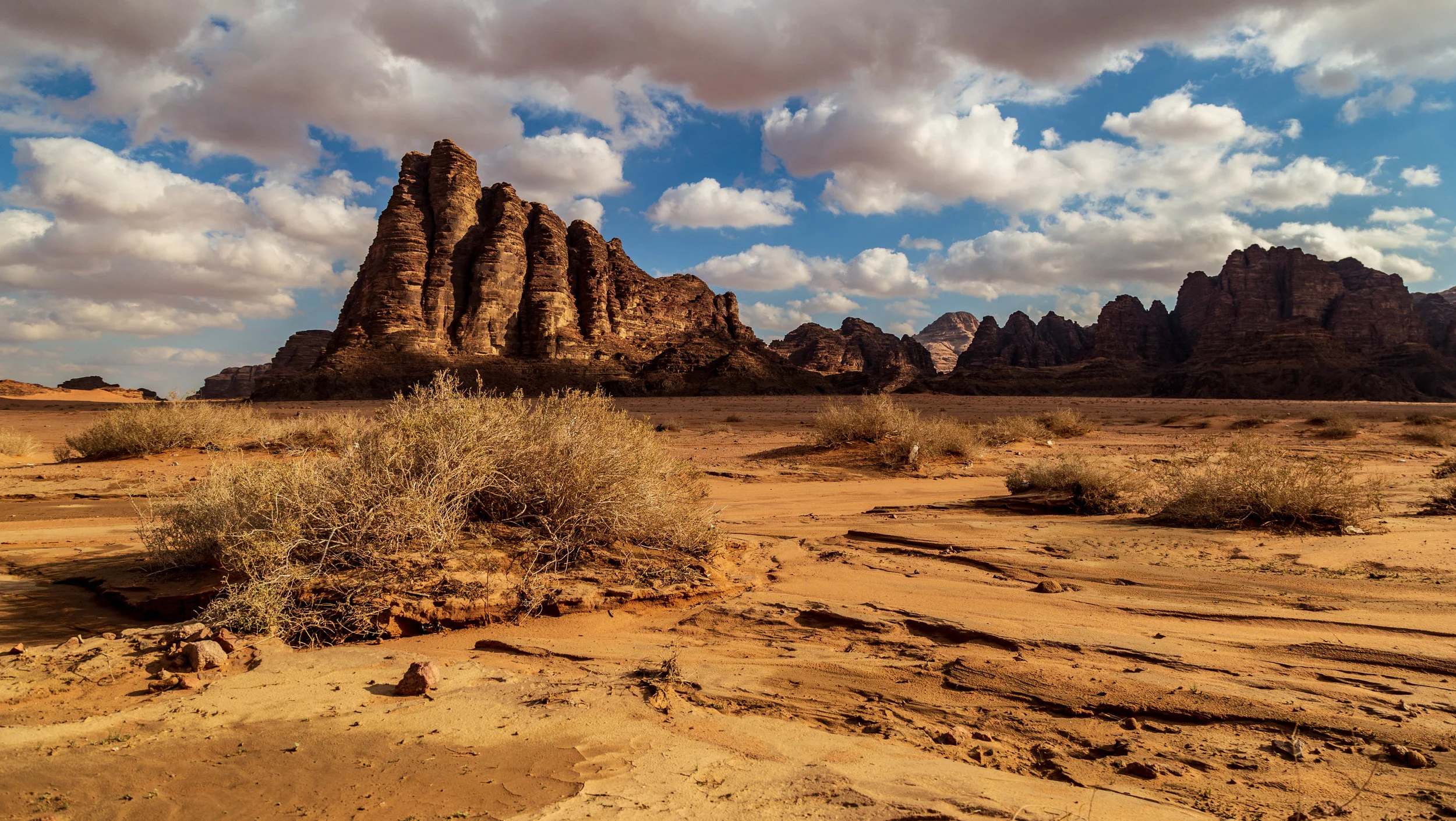 The Seven Pillars of Wisdom at Wadi Rum