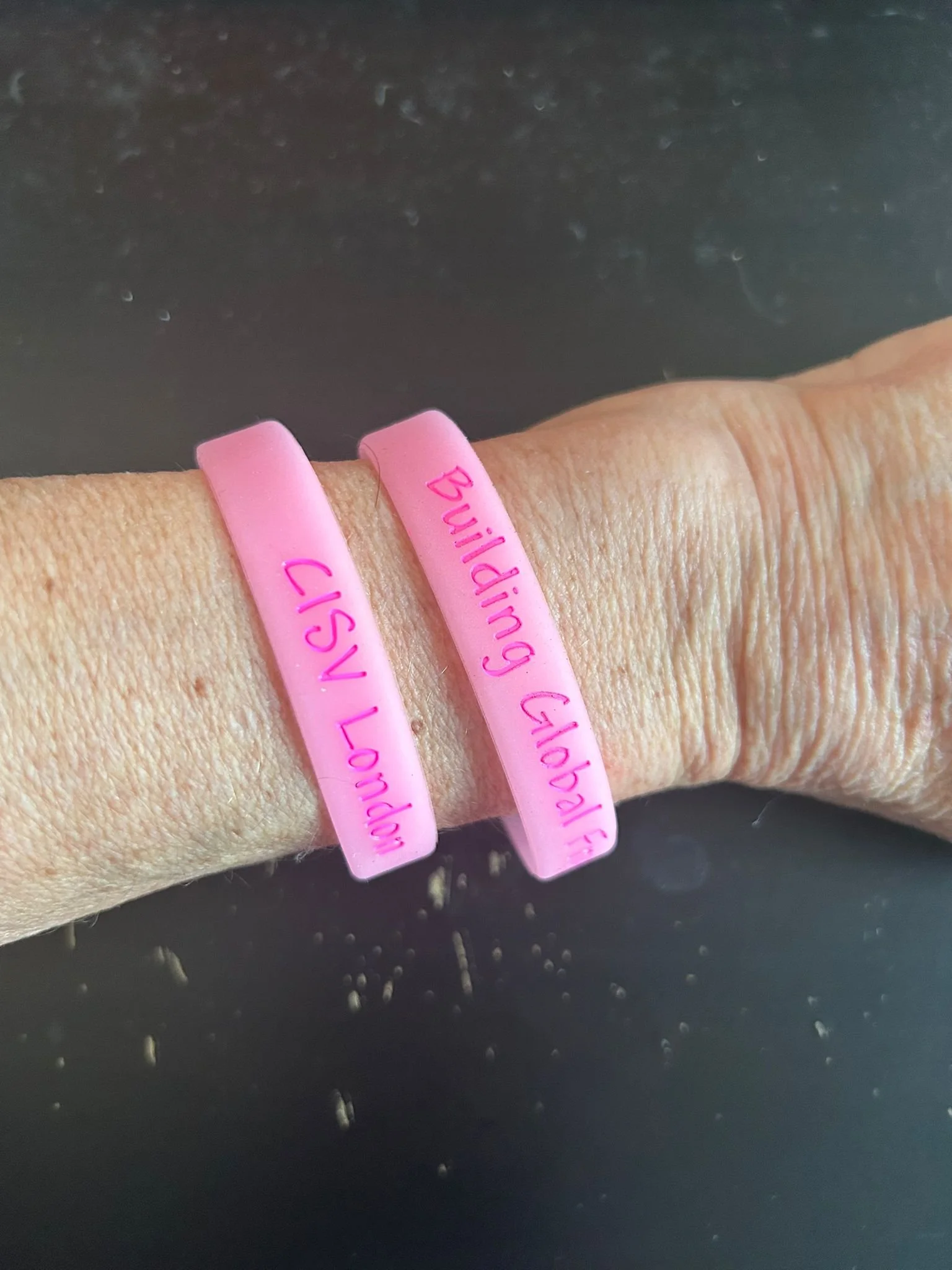 CISV Silicone Wristband “Building Global Friendship” (x1)